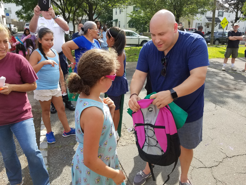 Township of Bloomfield, New Jersey Mayor Michael Venezia in the community.