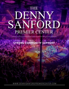 The Denny Sanford Premier Center brochure cover.
