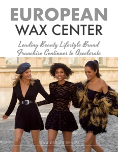 European Wax Center brochure cover.