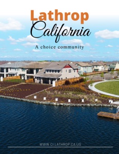 Lathrop, California brochure cover.