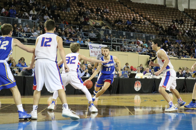 Oklahoma State Fair Park High Schools Basketball Championships.