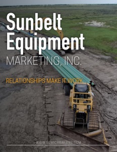 Sunbelt Equipment Marketing, Inc. brochure cover.