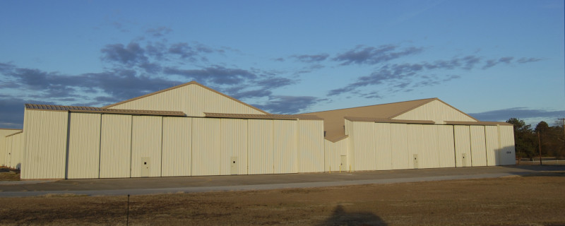 The Craig Field Airport hangar 3