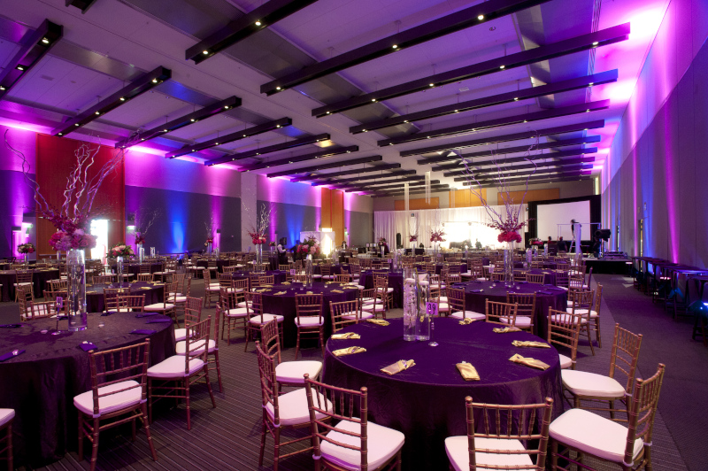 Hampton Roads Convention Center wedding setup