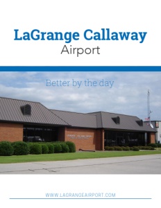LaGrange Callaway Airport brochure cover.