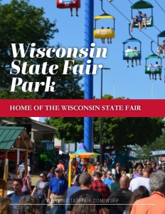 Wisconsin State Fair Park brochure cover.