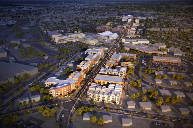 Henderson, Nevada Downtown Water Street Rendering.