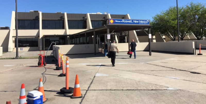 Roswell International Air Center building.