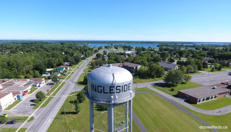 South Stormont Township, Ontario, Ingleside water tower.