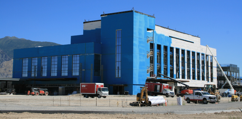 Spanish Fork, Utah building under construction.