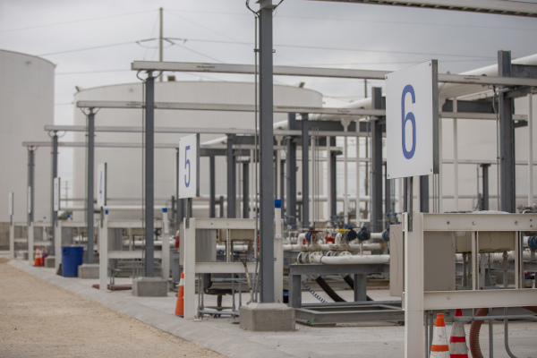 Bluewing Midstream LLC numbered stations.
