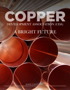 Copper Development Association (CDA) brochure cover.