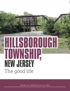 Hillsborough Township, New Jersey brochure cover.