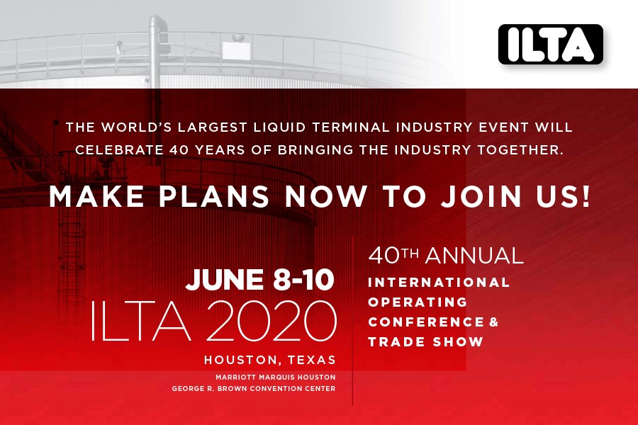 International Liquid Terminal Association June 2020 conference ad.