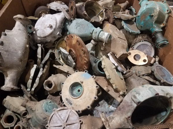 J. Solotken & Company, Inc. car part scrap pile.