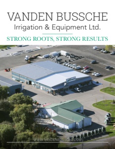 Vanden Bussche Irrigation and Equipment Ltd. brochure cover.