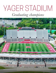 Yager Stadium brochure cover.