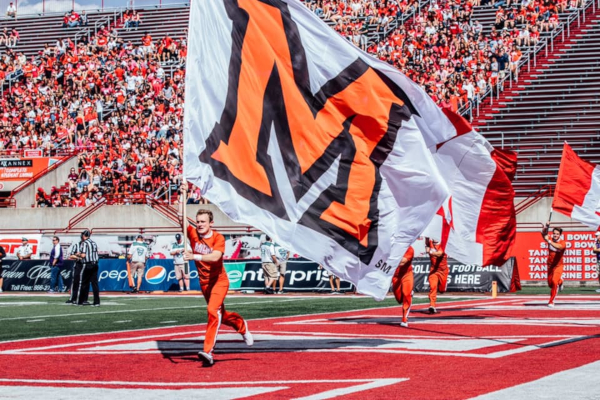 Yager Stadium, Miami Ohio football flag.