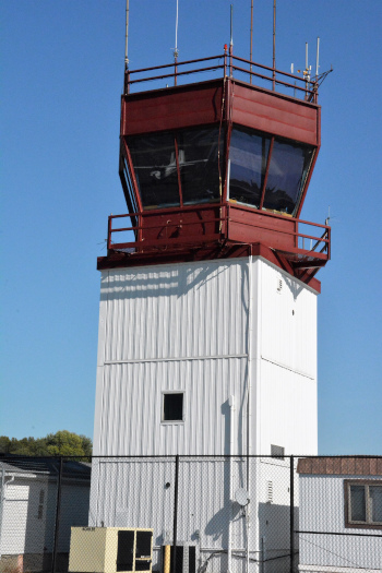 Monroe County Airport control tower.