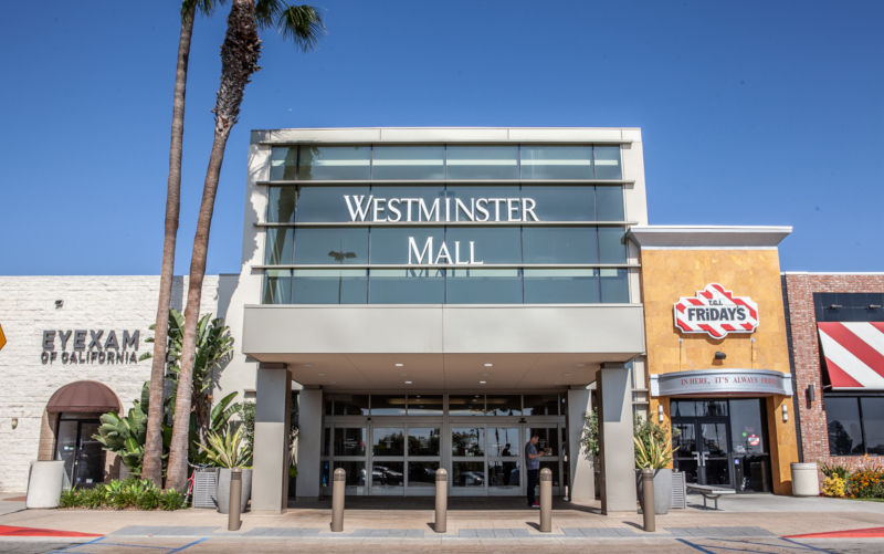 Westminster, California Westminster Mall entrance.