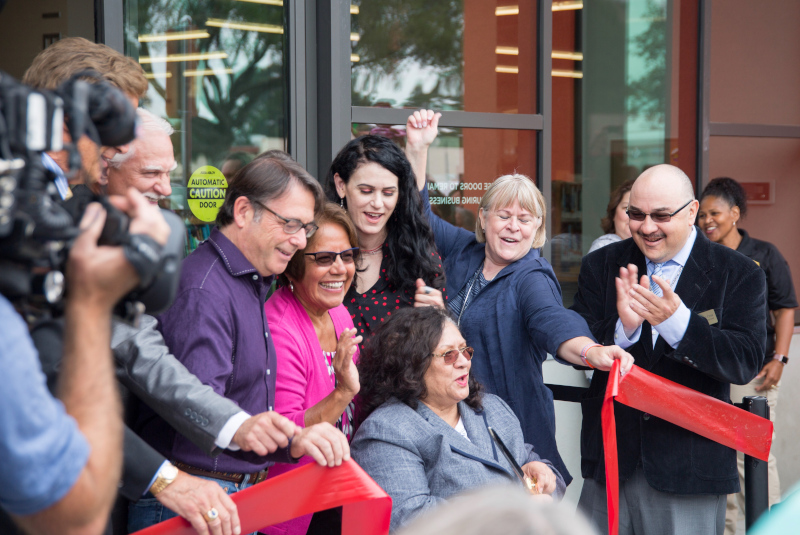 San Pablo, California ribbon cutting ceremony.