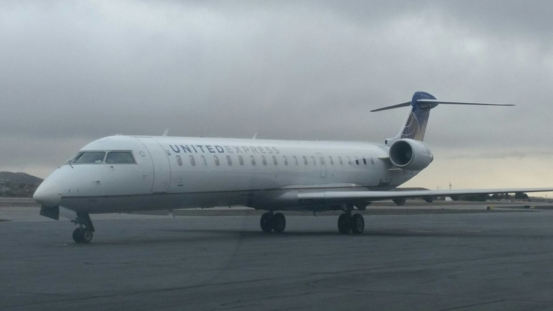 Four Corners Regional Airport Commercial jet.