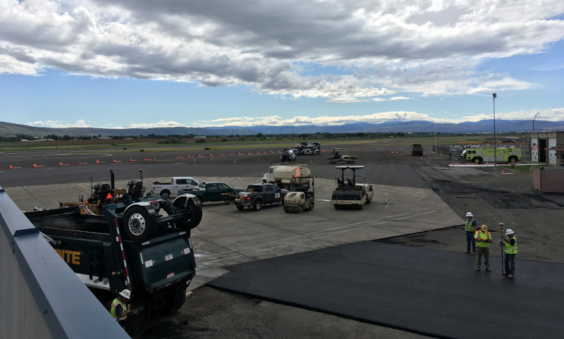 Yakima Air Terminal McAllister Field Apron Project.