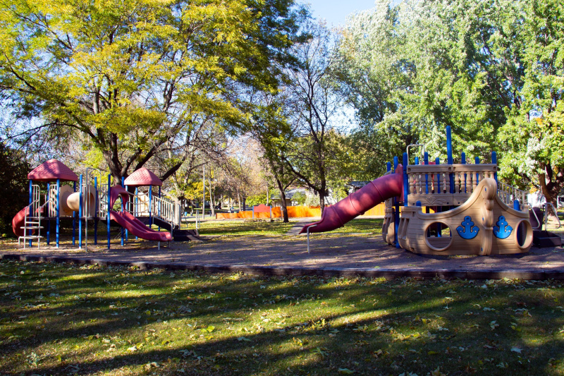 Fridley, Minnesota playground.