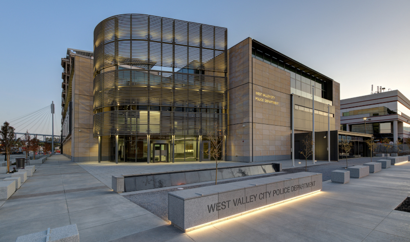 J&M Steel Solutions, Inc. West Valley Police building exterior