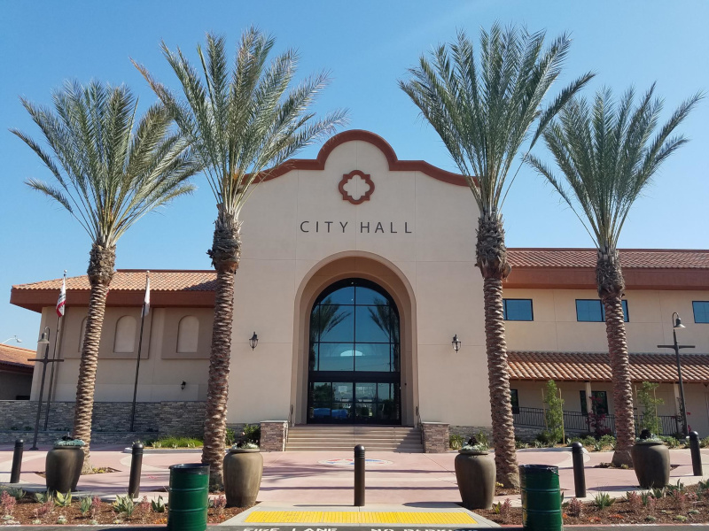 La Habra, California town hall.