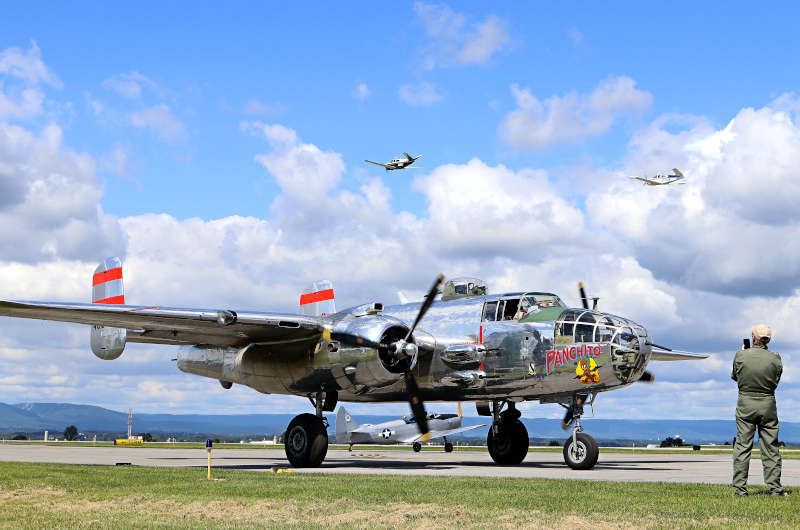 Hagerstown Regional Airport Panchito old military aircraft.