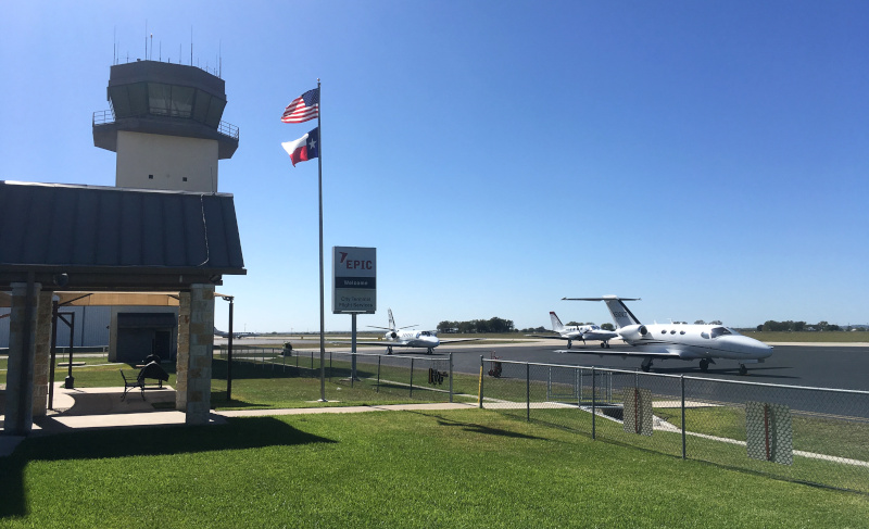 New Braunfels Regional Airport airside.