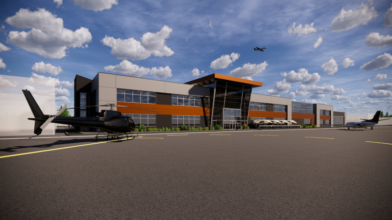 Pitt Meadows, British Columbia new YPK terminal building