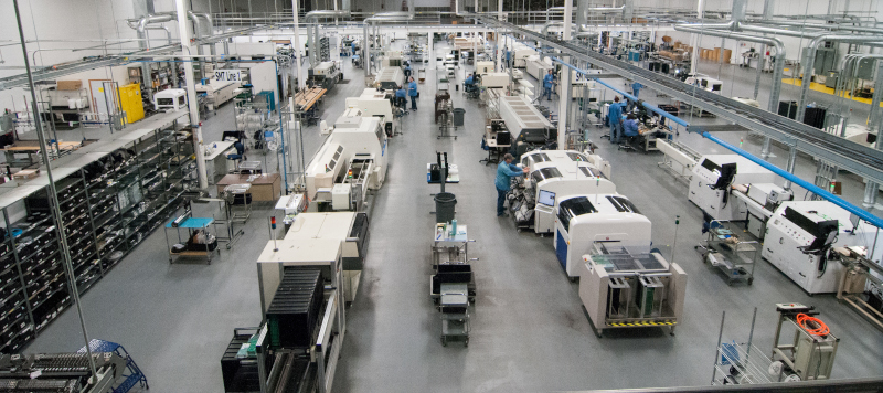 Jacksonville, Illinois CCK Automations interior warehouse view.