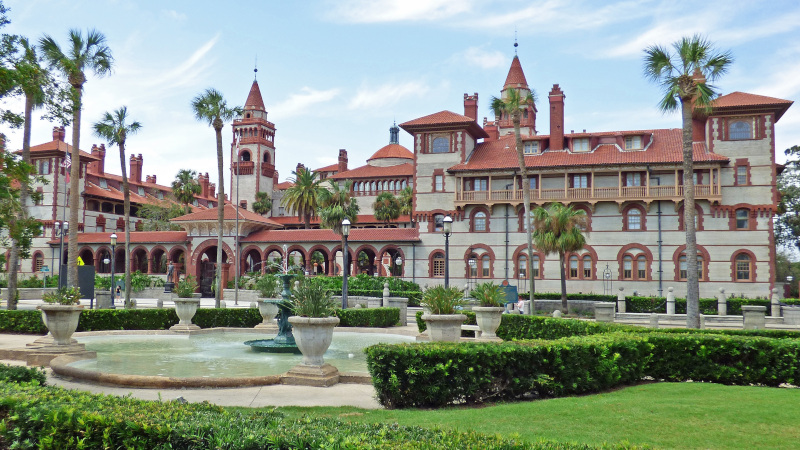 St. Johns County, Florida St. Augustine elaborate building.