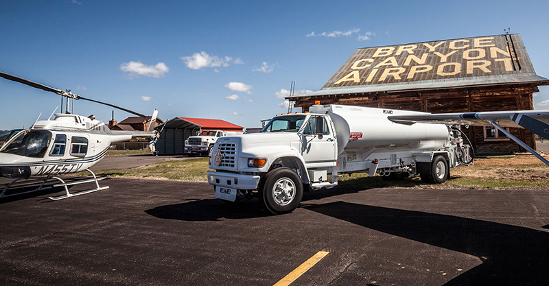 Bryce Canyon Airport refueling truck