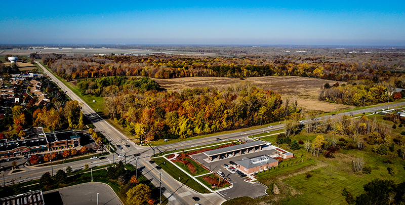 Van Buren Township MI Aerial