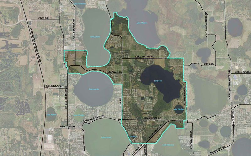 Lakes District Planning Map