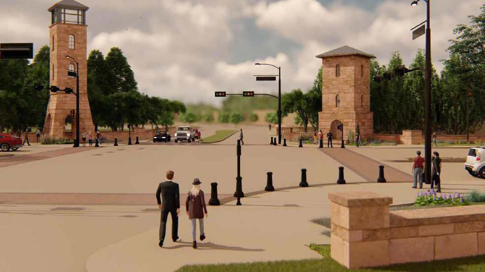 Colleyville Main-St-concept rendering