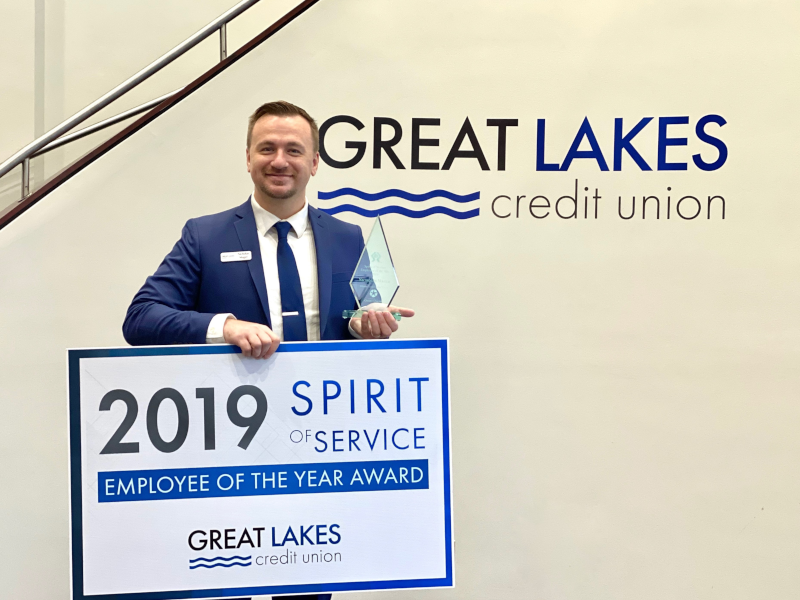 Great Lakes Credit Union 2019 Employee of the Year