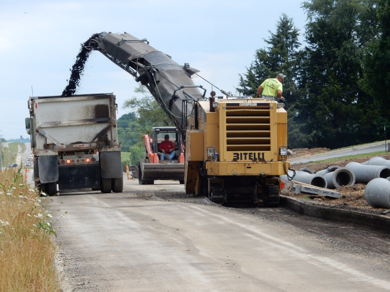 Linaweaver road construction