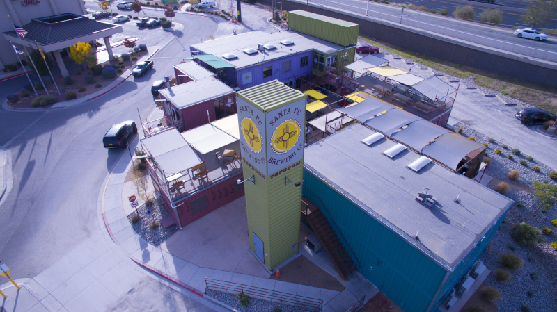 National Roofing, aerial view of a rooftop