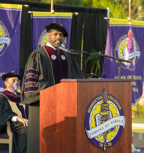 Benedict College podium speaker