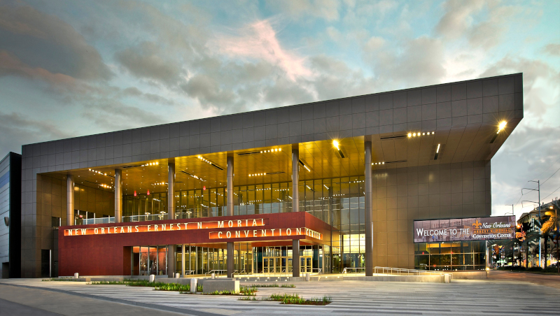 New Orleans Ernest N. Morial Convention Center building front