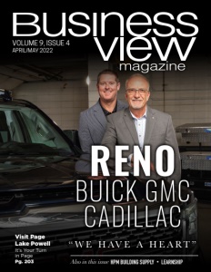 The latest issue cover for Business View Magazine