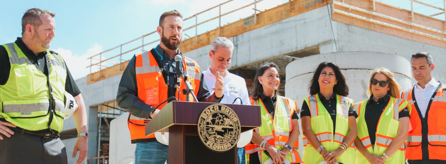 Brightline Hosts Construction Milestone “ToppingOff” Ceremony At Boca