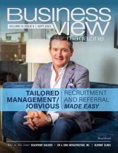 September 2023 cover of Business View Magazine