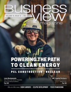 The Latest issue cover for Business View Magazine