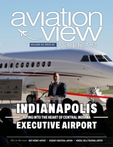 The latest issue cover for Aviation View Magazine