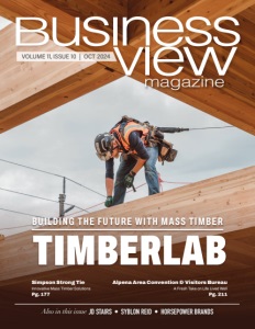 The latest issue cover for Business View Magazine